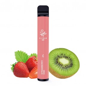 Tigara electronica cu nicotina Elf Bar 600 pufuri- aroma Strawberry Kiwi