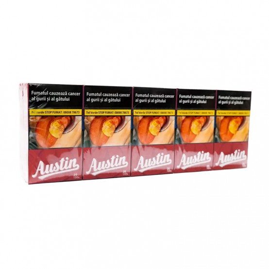 Tigari Austin Red 100s - 10 Pachete