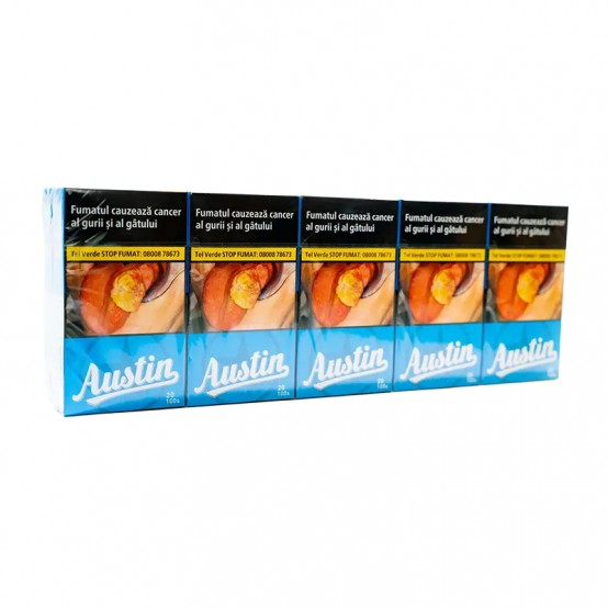 Tigari Austin Blue 100s - 10 Pachete