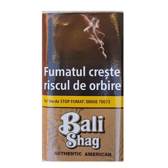 Tutun de rulat Bali Shag Authentic American 35G + foite