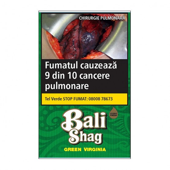 Tutun de rulat Bali Shag Green Virginia 40Gr + foite