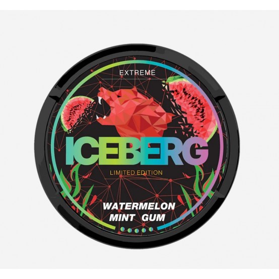 Pouch cu nicotina ICEBERG Watermelon Mint Gum